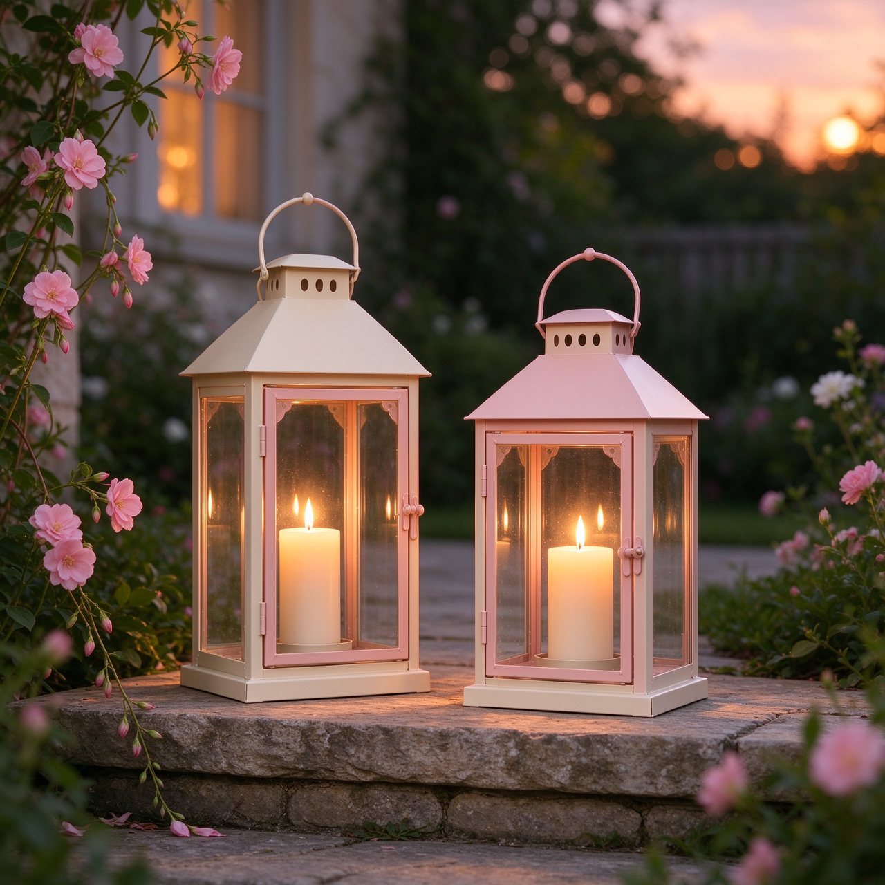 Garden Glow Lantern Pair product photo